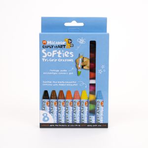 Softies Tri-Grip Crayons 8 Colors