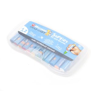 Softies Tri-Grip Crayons 12 Colors