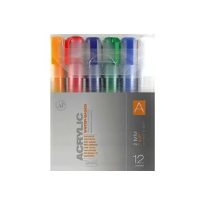 Montana Acrylic Marker Fine Set of 12 A