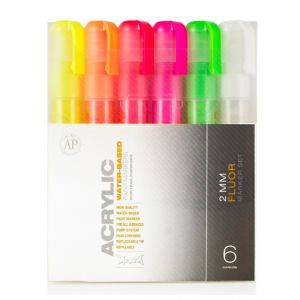 Montana Acrylic Markers Fine Set of 6