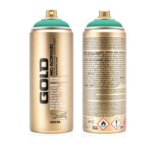 Montana Gold Acrylic Spray Paint Active Cyan          