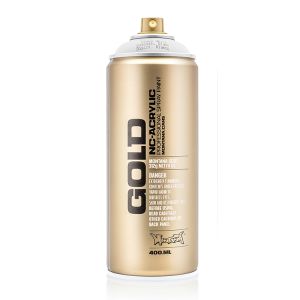 Montana Gold Acrylic Spray Paint Fluorescent Disco White          