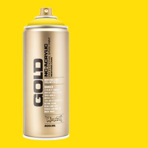 Montana Gold Acrylic Spray Paint Shock Yellow Light ⚠️