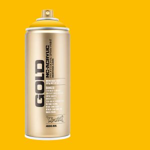 Montana Gold Acrylic Spray Paint Shock Yellow ⚠️