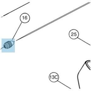 Iwata Needle Chucking Nut