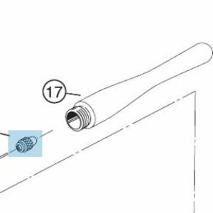 Iwata Needle Chucking Nut