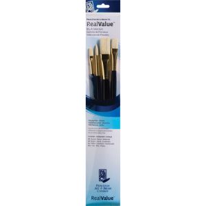 Princeton Brush Brisle Bright Filbert Round 4 Pack