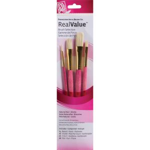 Princeton Brush Bristle Value 4 Pack