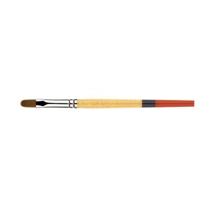 Princeton Snap! Brush Gold Taklon Filbert 12 Short Handle