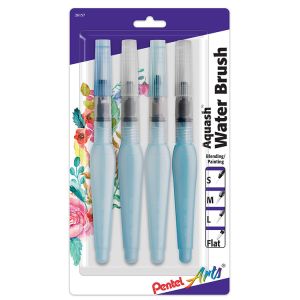 Pentel Aquash Water Brush Set of 4