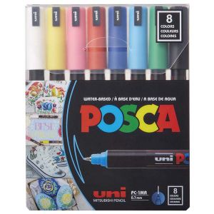 Posca Paint Marker Set PC-1MR 8 Extra Fine