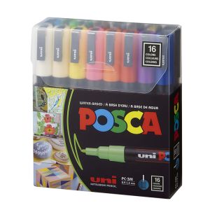 Posca Paint Marker Set PC-3M 16 Fine