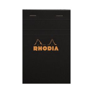 Rhodia Classic Staplebound Notepad 4.37x6.37 Black Graph