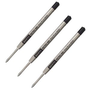 Easy Flow 9000 Ballpoint Pen Refill 3 Pack Black