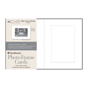 Strathmore Photo Frame Cards White 40 Pack