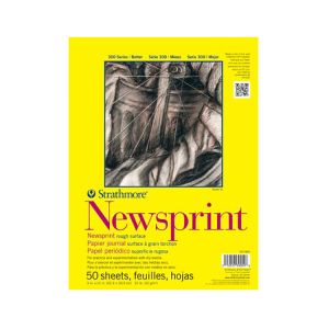 Strathmore Newsprint Pad Rough 12x18