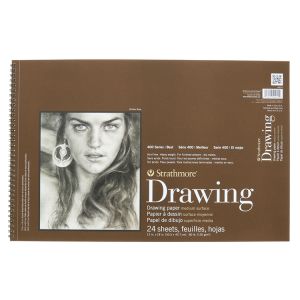 Strathmore 400 Drawing Pad Spiralbound 12x18