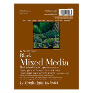 Strathmore Black Mixed Media Pad 6x8
