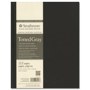 Strathmore Art Journal Soft Cover Toned Gray 7.75x9.75