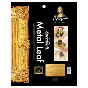 Speedball Leafing Composition Gold 5.5x5.5 25 Sheets