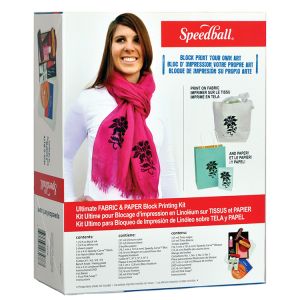 Speedball Ultimate Fabric & Paper Block Printing Kit