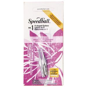 Speedball Lino Cutter #1 2 Blades 