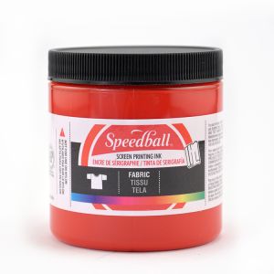 Speedball Fabric Screen Ink 8oz Red