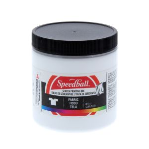 Speedball Fabric Screen Ink 8oz White