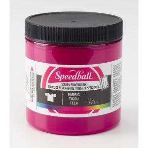 Speedball Fabric Screen Ink 8oz Process Magenta