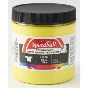 Speedball Fabric Screen Ink 8oz Process Yellow
