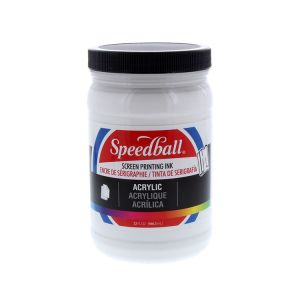 Speedball Silkscreen Ink Permanent Acrylic 32oz White
