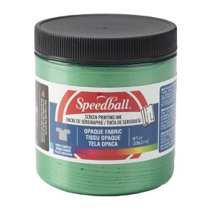 Speedball Opaque Fabric Screen Printing Ink 8 oz. Emerald