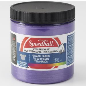 Speedball Opaque Fabric Screen Printing Ink 8 oz. Amethyst