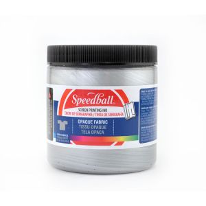 Speedball Opaque Fabric Screen Printing Ink 8 oz. Silver