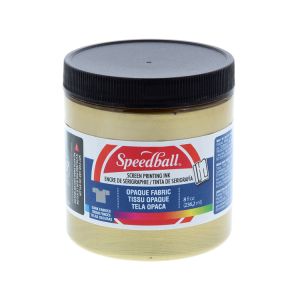 Speedball Opaque Fabric Screen Printing Ink 8 oz. Gold