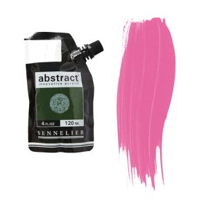 Sennelier Abstract Acrylic Fluorescent Pink 120ml