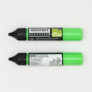 Sennelier Abstract Acrylic Liner 27ml Fluorescent Green