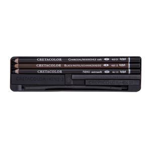 Savoir Faire Charcoal Pocket Set of 8