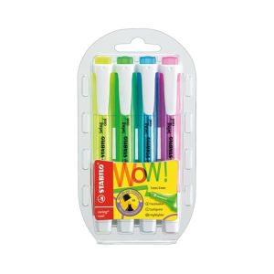 Stabilo Swing Cool Highlighters Wallet of 4
