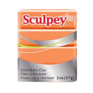 Sculpy III Polymer Clay 2oz Just Orange