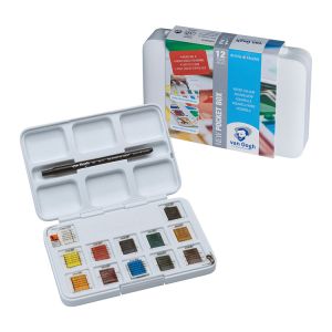 Van Gogh Watercolor Pocket Box 12 Color Set