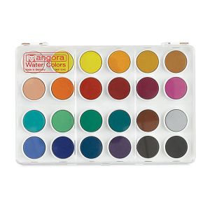 Talens Angora Opaque Watercolor 24 Pan Set