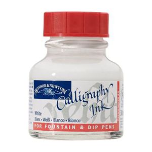 Winsor Newton Calligraphy Ink White 30ml