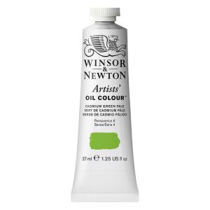 Winsor Newton Artists Oil Color Cadmium Green Pale 37ml ⚠️