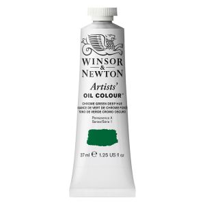 Winsor Newton Artists Oil Color Chrome Green Deep Hue 37ml