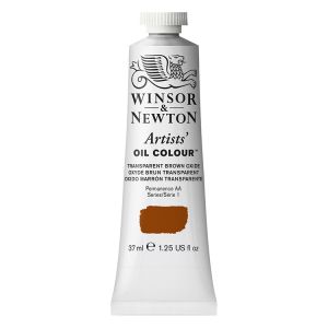 Winsor Newton Artists Oil Color Transparent Brown Oxide 37ml
