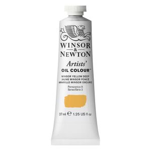 Winsor Newton Artists Oil Color Winsor Yellow Deep 37ml