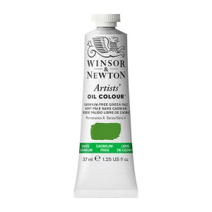 Winsor Newton Artists Oil Color 37ml Cadmium Free Green Pale