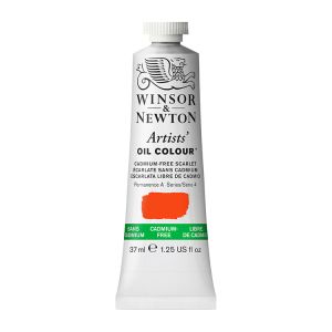 Winsor Newton Artists Oil Color Cadmium Free Scarlet