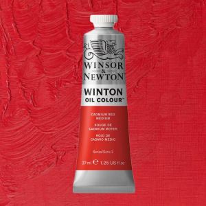 Winsor Newton Winton Oil Color Cadmium Red Medium 37ml ⚠️